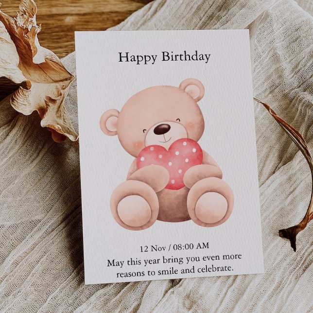 Grattis på födelsedagen-kort för elegant inbjudningar (Elegant Happy Birthday Card)