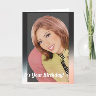 Grattis på födelsedagen-kort för henne kort