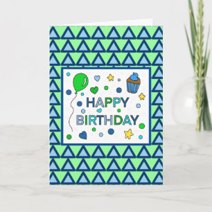 Grattis på födelsedagen-kort för honom kort