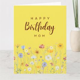 Grattis på födelsedagen-kort för Mamma dag Kort