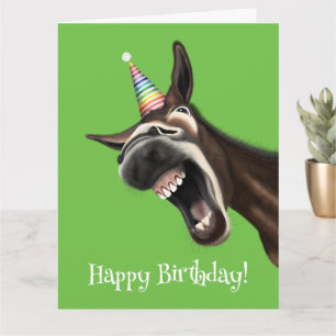 Grattis på födelsedagen-kort för roligt kort