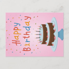 Grattis på födelsedagen-kort helg vykort