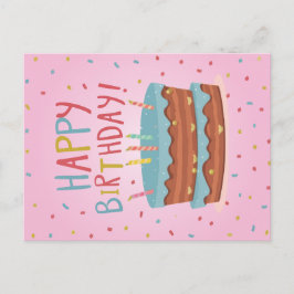 Grattis på födelsedagen-kort helg vykort