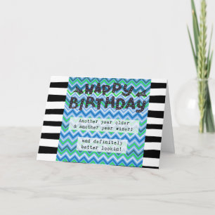 grattis på födelsedagen-kort, Humor-funny Kort