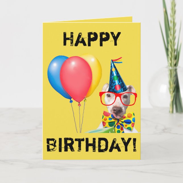 Grattis på födelsedagen-kort! inbjudan (Framsida)