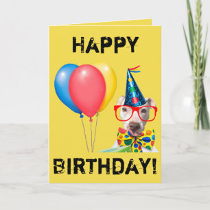 grattis på födelsedagen-kort! inbjudan