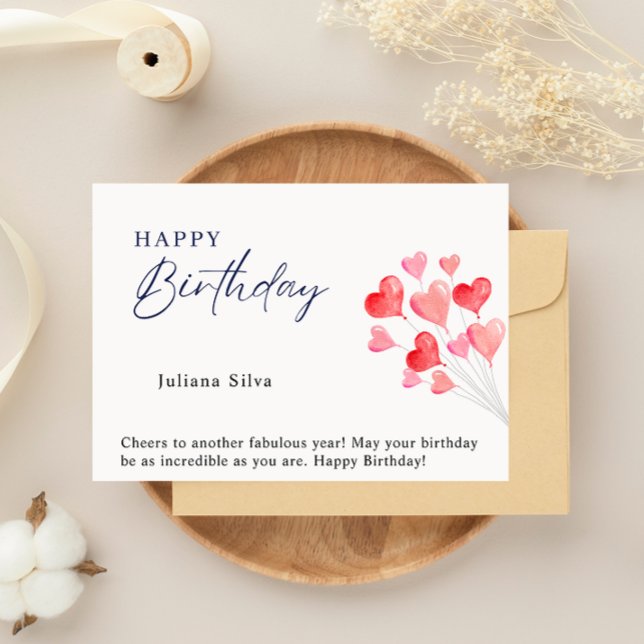 Grattis på födelsedagen-kort inbjudningar (Happy Birthday Card)