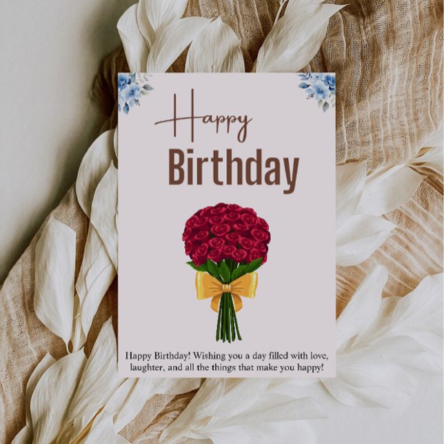 Grattis på födelsedagen-kort inbjudningar (Happy Birthday Card)