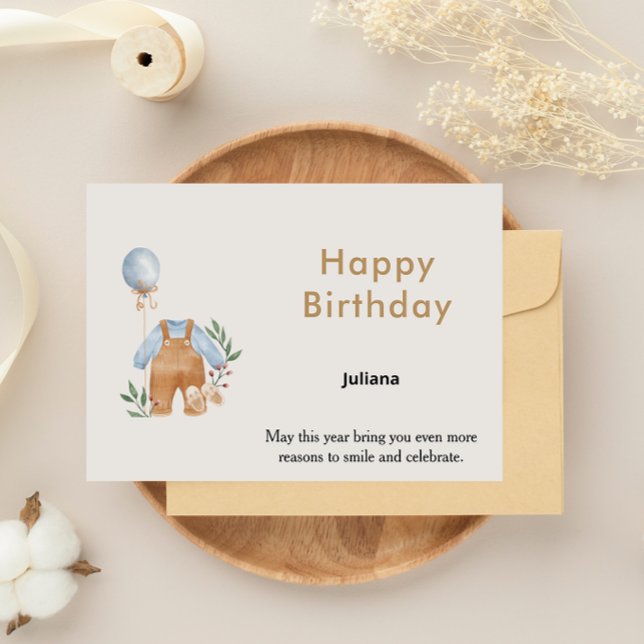Grattis på födelsedagen-kort julkort (Happy Birthday Card)