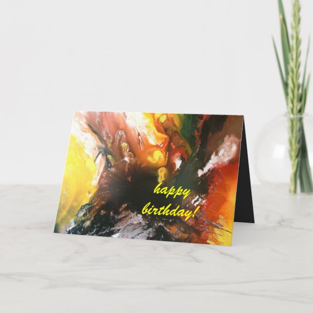 Grattis på födelsedagen-kort kort (Framsida)