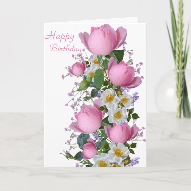 Grattis på födelsedagen-kort kort (Framsida)