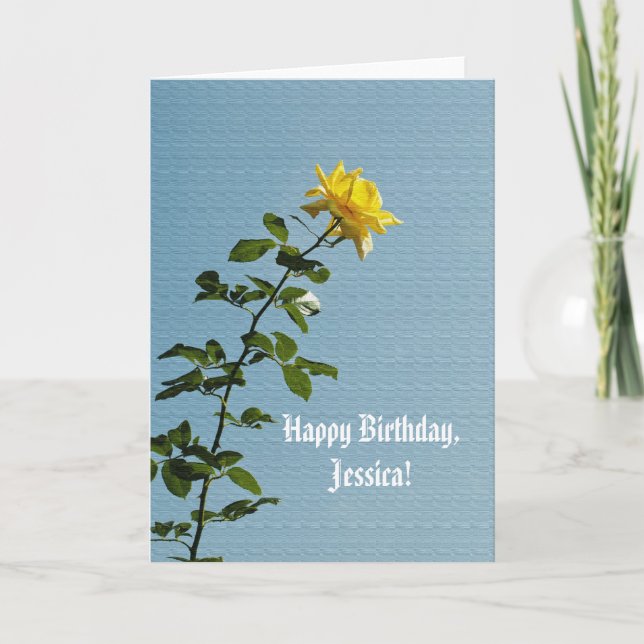 Grattis på födelsedagen-kort kort (Framsida)