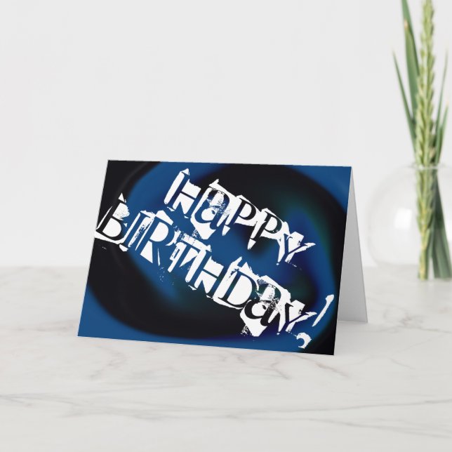 Grattis på födelsedagen-kort kort (Framsida)