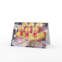 Grattis på födelsedagen-kort