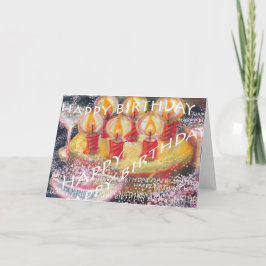 Grattis på födelsedagen-kort kort