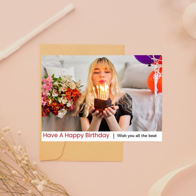 Grattis på födelsedagen-kort kort (Happy Birthday Card)