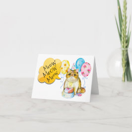 Grattis på födelsedagen-kort kort