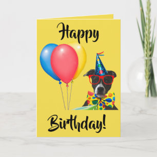 Grattis på födelsedagen-kort! kort