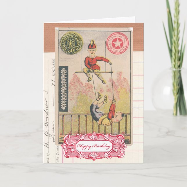 Grattis på födelsedagen-kort kort (Framsida)