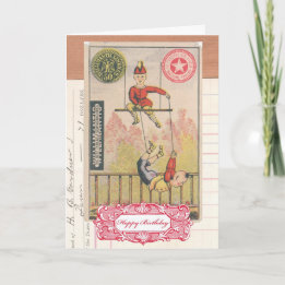 Grattis på födelsedagen-kort kort