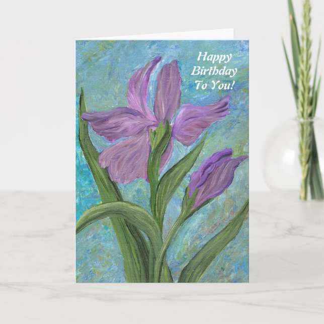 Grattis på födelsedagen-kort kort (Framsida)