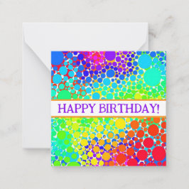 Grattis på födelsedagen-kort, söta, fynda på! vyko anteckningskort