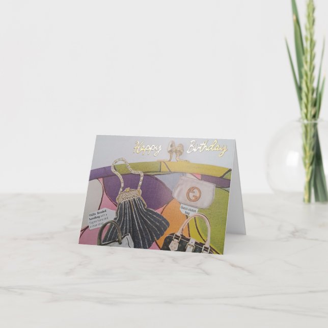 Grattis på födelsedagen-kort tack kort (Framsida)