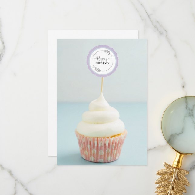 Grattis på födelsedagen-kort tack kort (Fram/Back In Situ)