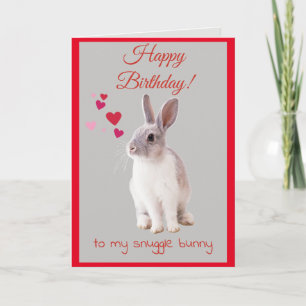 Grattis på födelsedagen-kort till min goskan knuff helgkort