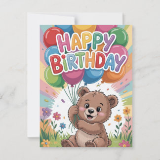 Grattis på födelsedagen-kort vykort