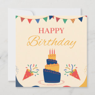 Grattis på födelsedagen Kortdesign Inbjudningar