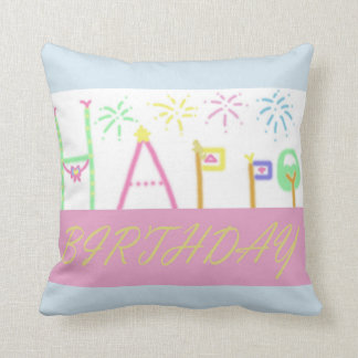 Grattis på födelsedagen kudder kudde