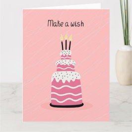 Grattis på födelsedagen-kummelkort tack kort