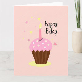 Grattis på födelsedagen-kummelkort tack kort