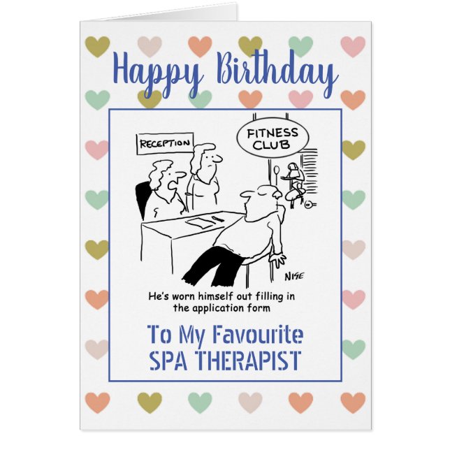 Grattis på födelsedagen-kurortapesin hälsningskort (Framsidan)