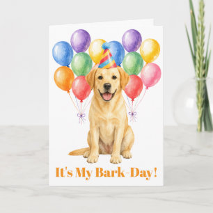 Grattis på födelsedagen Labrador Hund Djur Party Kort