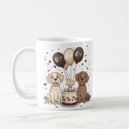 Grattis på födelsedagen Labrador Retriever Hundar Kaffemugg