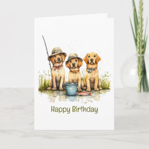 Grattis på födelsedagen Labrador Retriever Hundar  Kort