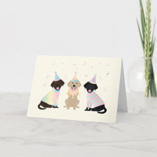 Grattis på födelsedagen Labrador Retriever Hundar Kort