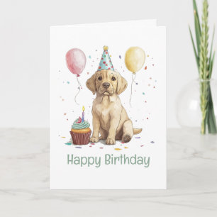 Grattis på födelsedagen Labrador Retriever Hundar Kort