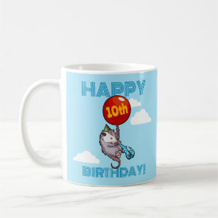 Grattis på födelsedagen! Lägg till åldern Opossum Kaffemugg