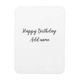 Grattis på födelsedagen lägg till namn-titeln som  magnet
