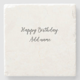 Grattis på födelsedagen lägg till namn-titeln som  stenunderlägg