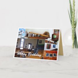 Grattis på födelsedagen, Lärare, Vintage School Ho Kort