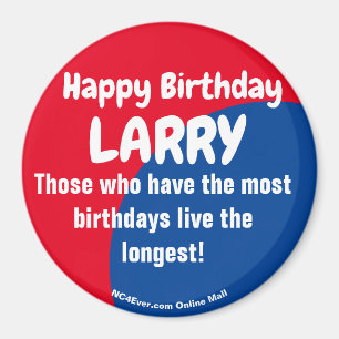 Grattis på födelsedagen LARRY Magnet