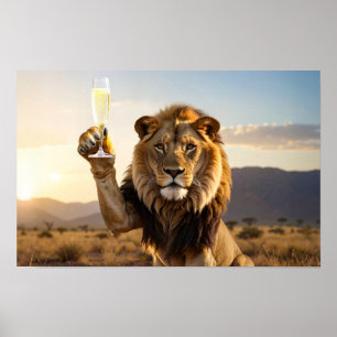 Grattis på födelsedagen Lejon - Grattis - Poster
