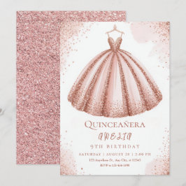 Grattis på födelsedagen lilla princess castle inbjudningar