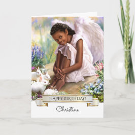 Grattis på födelsedagen. Little Angel | Anpassat n Kort