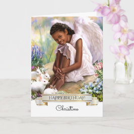 Grattis på födelsedagen. Little Angel | Anpassat n Kort