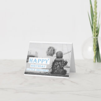 Grattis på födelsedagen Little Brother Kort